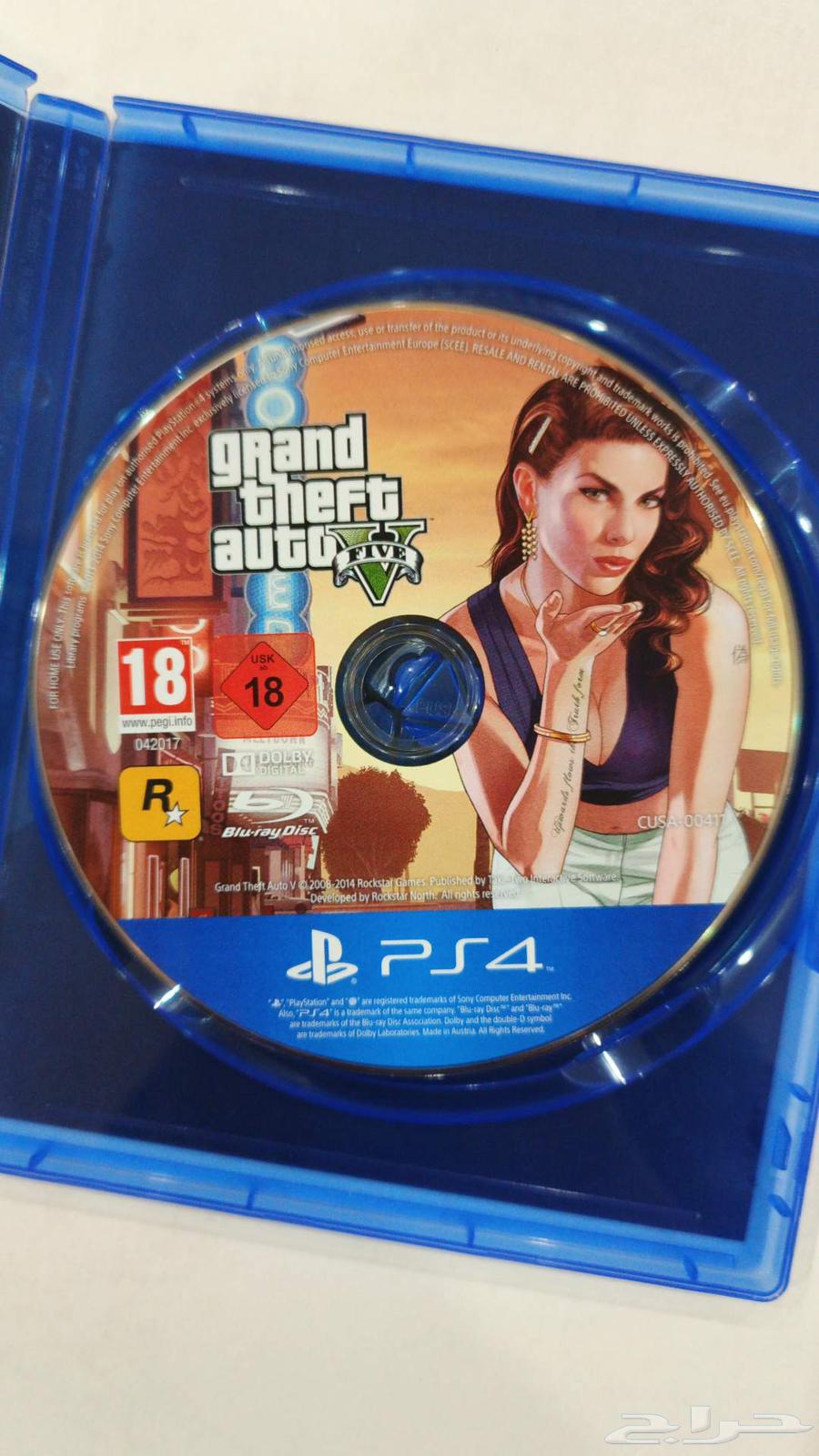 شريط قراند GTA 5 نسخة PREMIUM مستعمل نظيف جدا64543860514305112