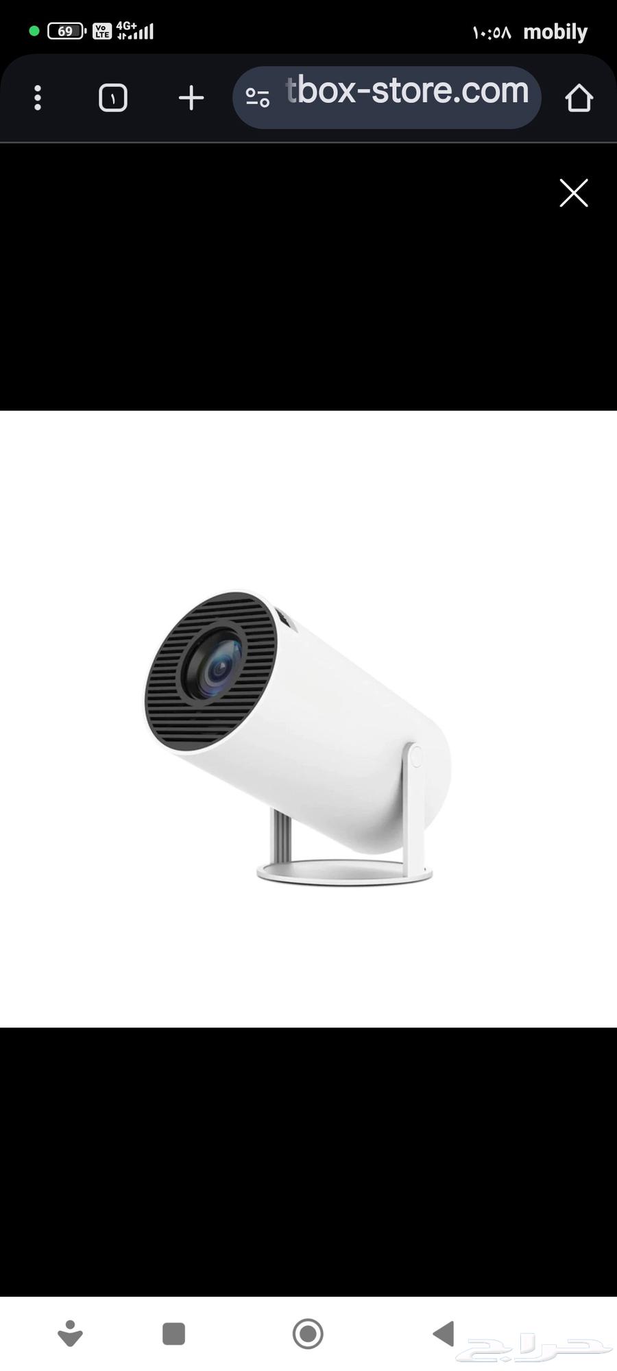 للبيع بروجكتر محمول .ULTRA HD.64546158830209110