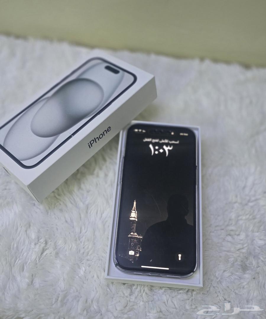 جوال ايفون 15بلس اخو الجديد ذاكره 256 البطاريه 99 2500 ريال64544157056001113