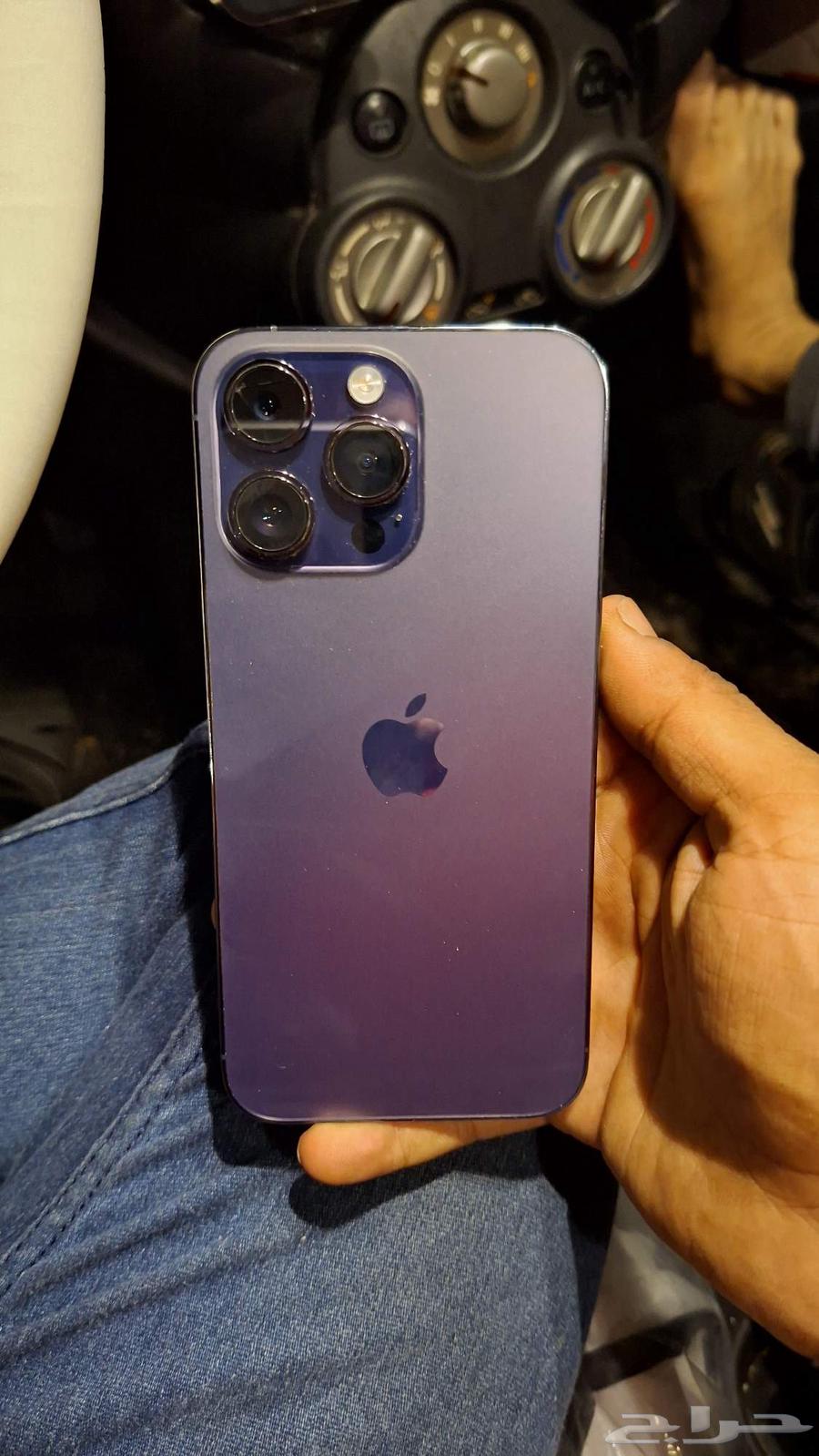 جوال ايفون 14برو ماكس الذاكره 256 كل شي بحالة ط64544636073345112