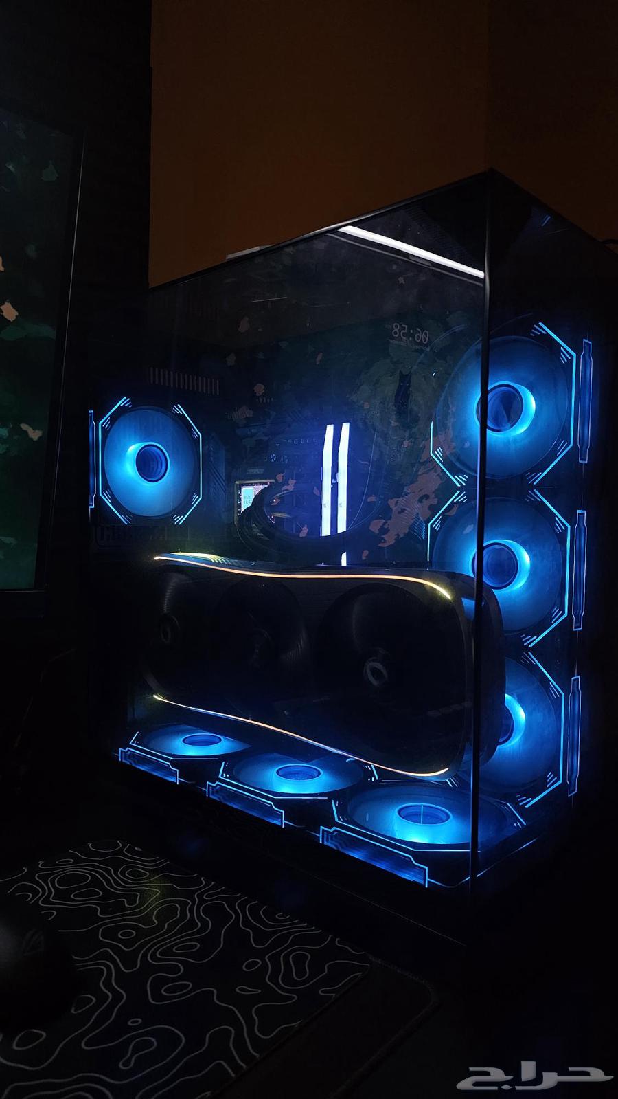 بيسي قيمنق كرت4080معالج r77800x3d مع شاشة2k 240 هرتز سامسونق64550989085697110