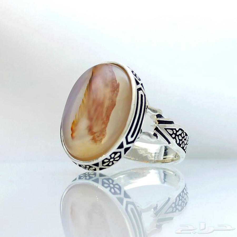 مزاد - خاتم عقيق يماني مصور اصلي ومضمون64553342228993110