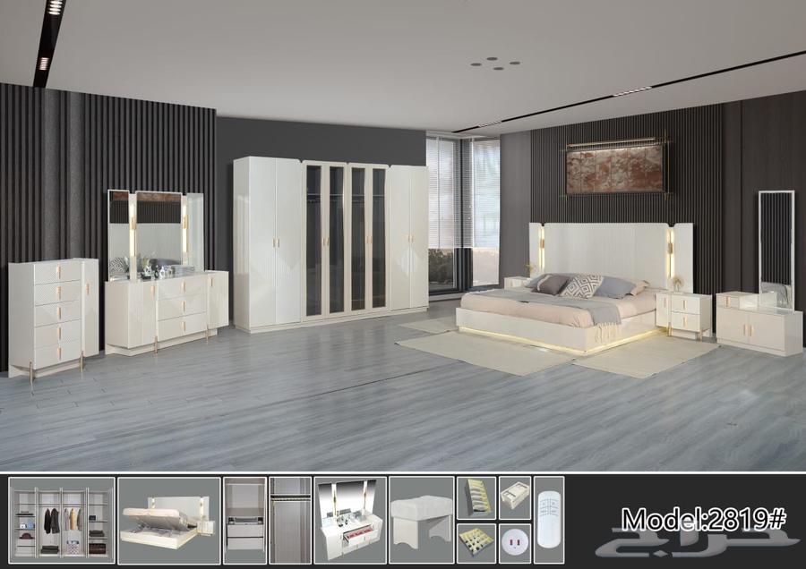 غرفه نوم صيني 8قطع جديد يوجد لدينا مستودع وأشكال كثيره64553200652675110