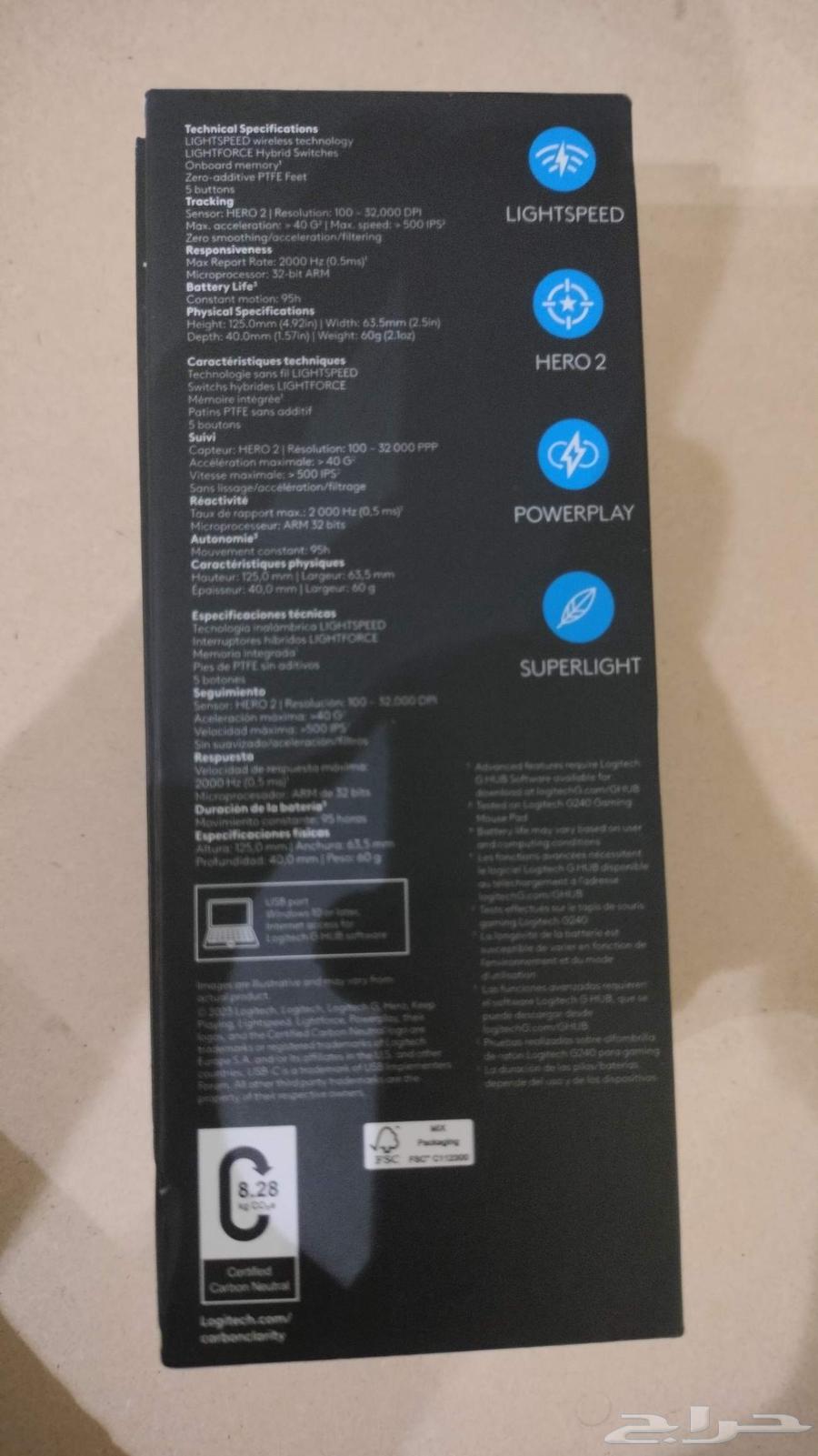 Logitech G PRO X SUPERLIGHT 2 Mouse64548688633218112