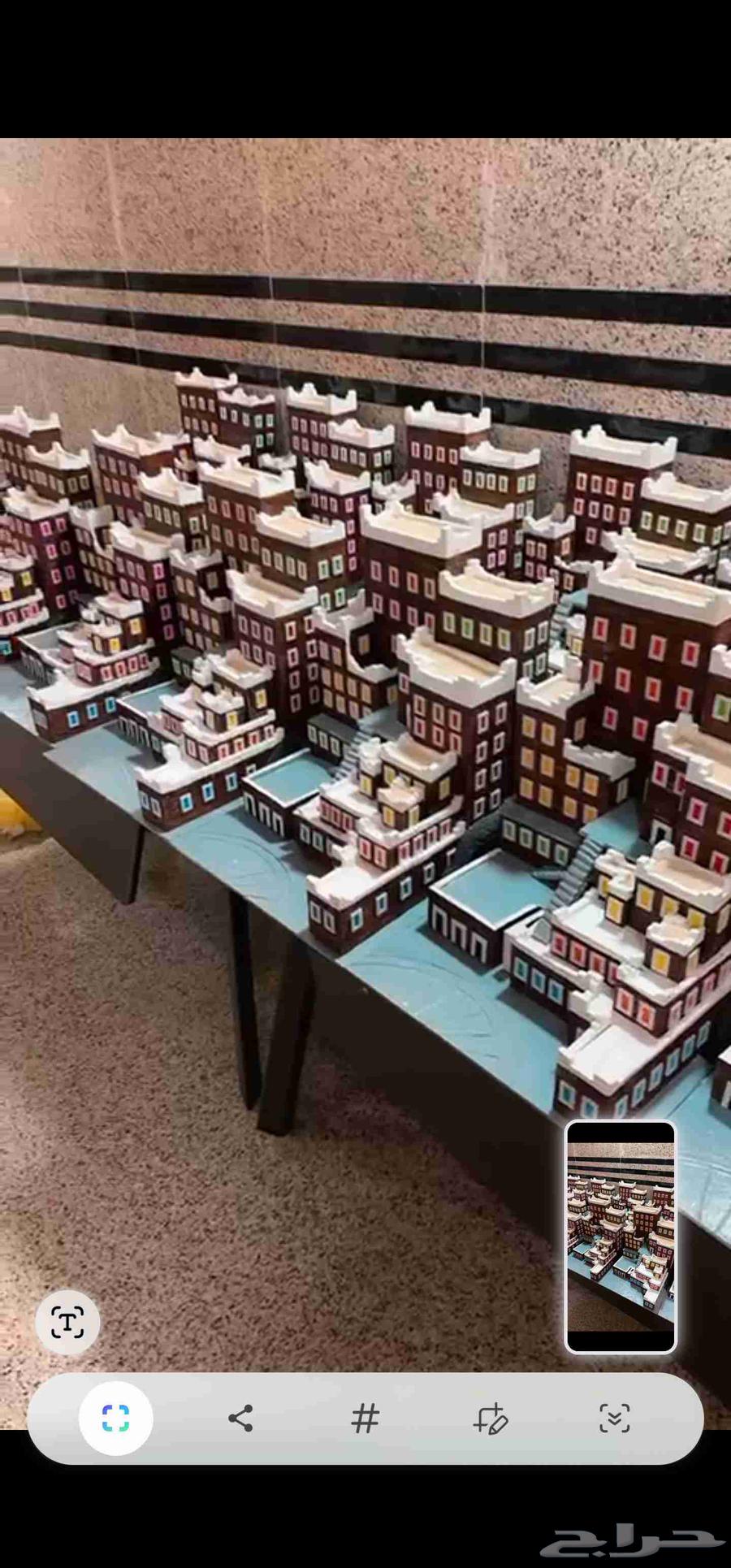 اعمل حرفيه يدويه عباره عن مباني تراثيه الكميه محدوده64551661744259111