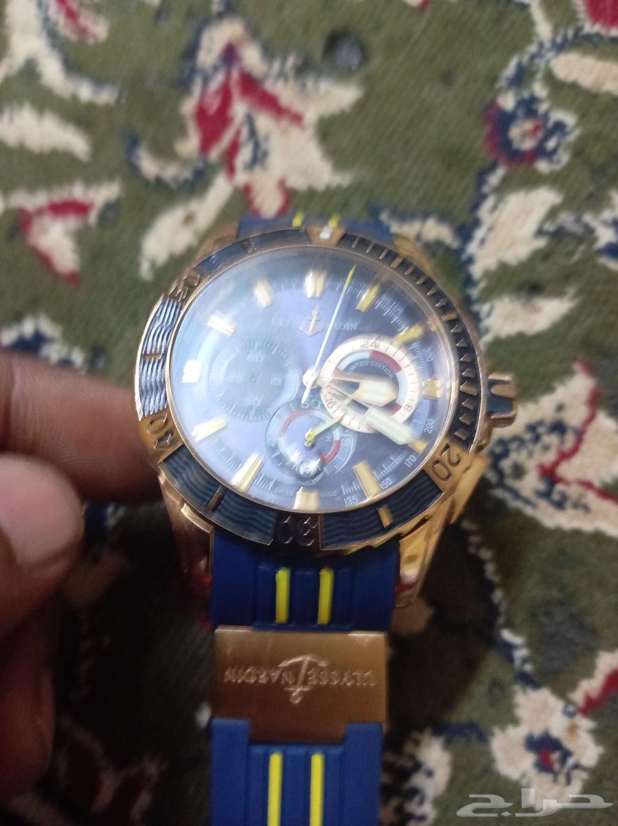 ساعه غواصين ماركه عالميه للبيع للجادين فقط نصراويه اللون64548855854338111