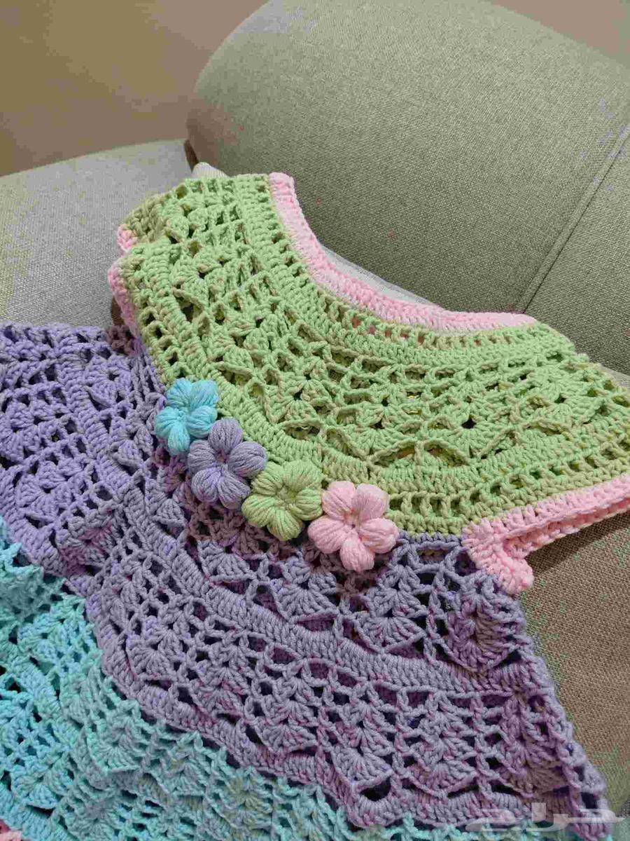 فستان كروشيه بناتي للبيع64549064775171112