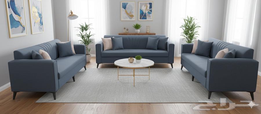 Price 1100 A new sofa set ready consisting of 5 pieces for 164545729513346111