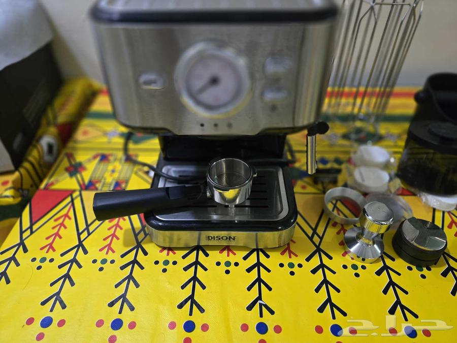 صانعة قهوة اسبريسو مع خفاقة الحليب مع جميع الادوات64545715494914110