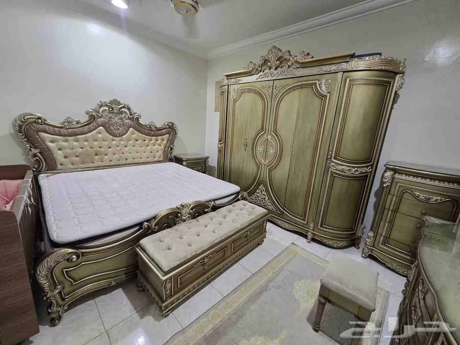 غرفة نوم بحاله ممتازه مع مجلس64550817566209113