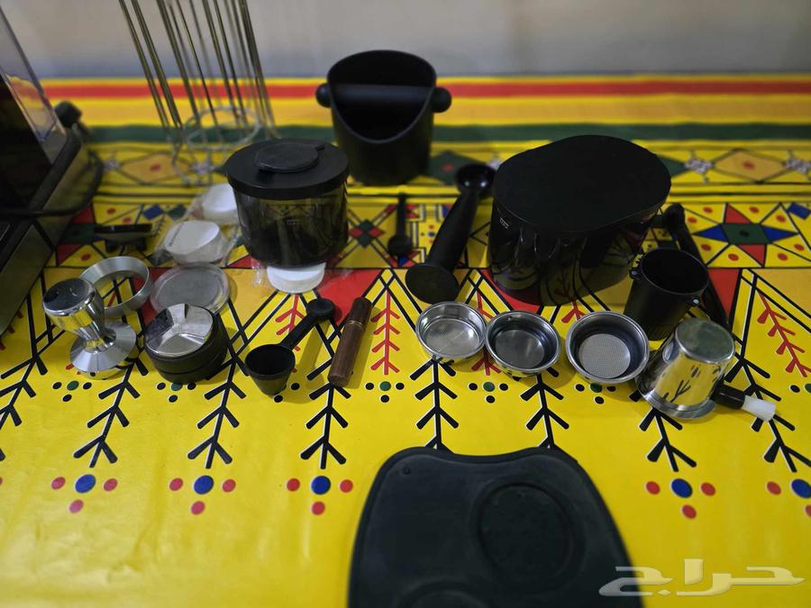 صانعة قهوة اسبريسو مع خفاقة الحليب مع جميع الادوات64545715494914111