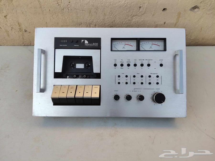 مسجل كاسيت ماركة نكاميشي ياباني ممتاز موديل Nakamichi 60064545217282178110