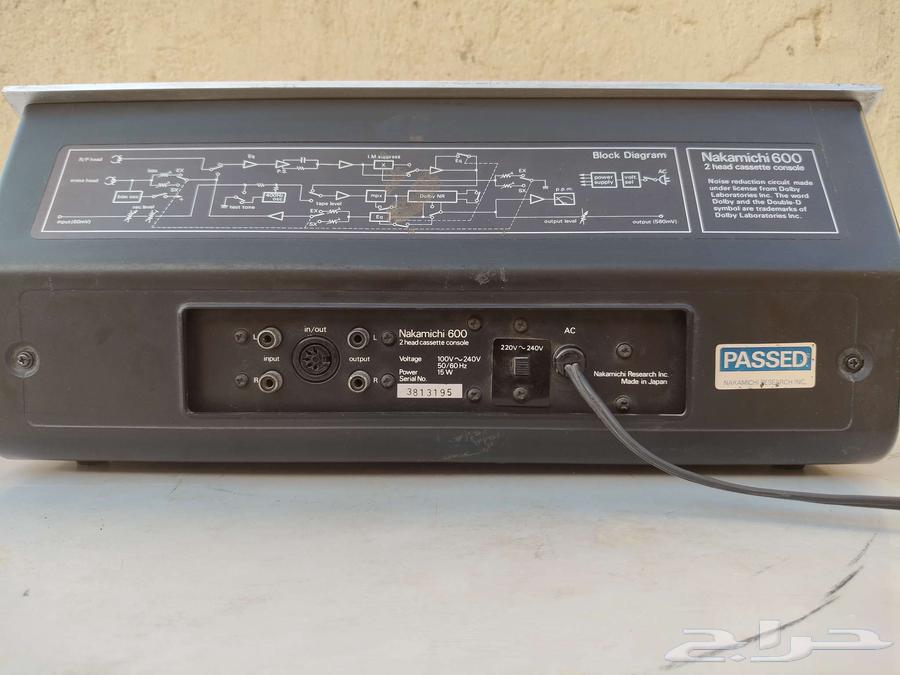 مسجل كاسيت ماركة نكاميشي ياباني ممتاز موديل Nakamichi 60064545217282178114