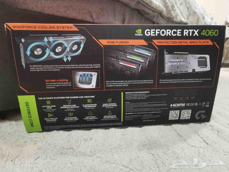 GIGABYTE RTX 4060 Triple Fan Graphics Card for Sale64552689897601111