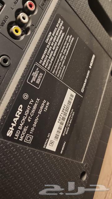 شاشة شارب 50 بوصة حالة ممتازة وسخان الخزف السعودي64551362762627112