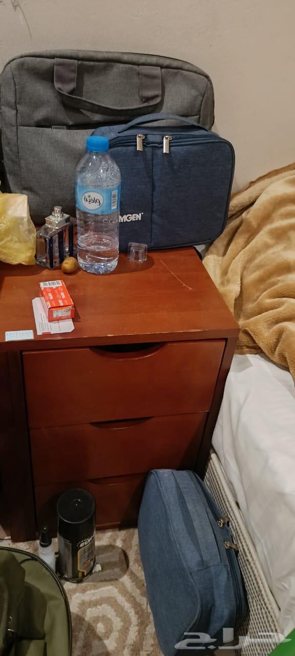 These items are for sale: 2 refrigerators, bed with mattress, nightstand, tall wardrobe64549471839490112