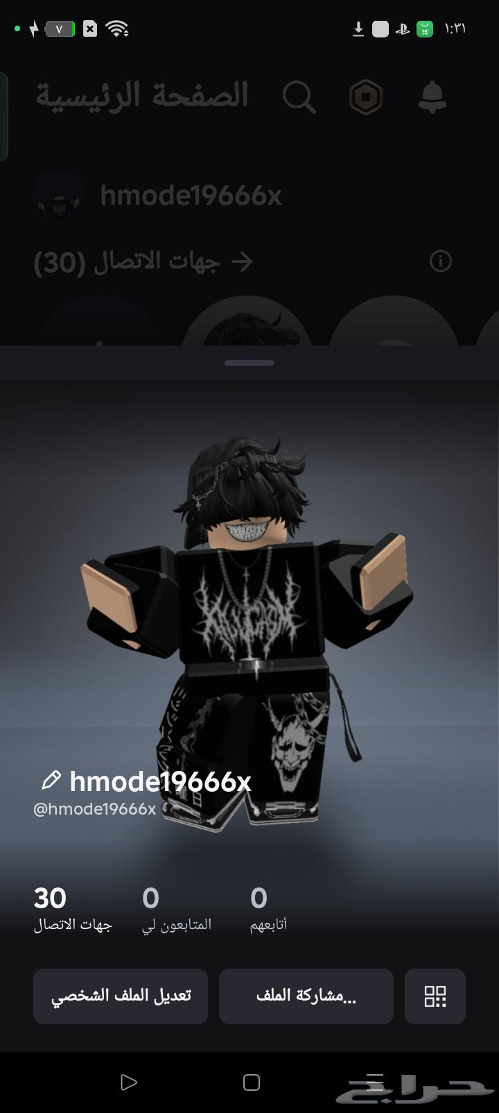 حساب روبلوكس للبيع بي 55ريال64544438728963110