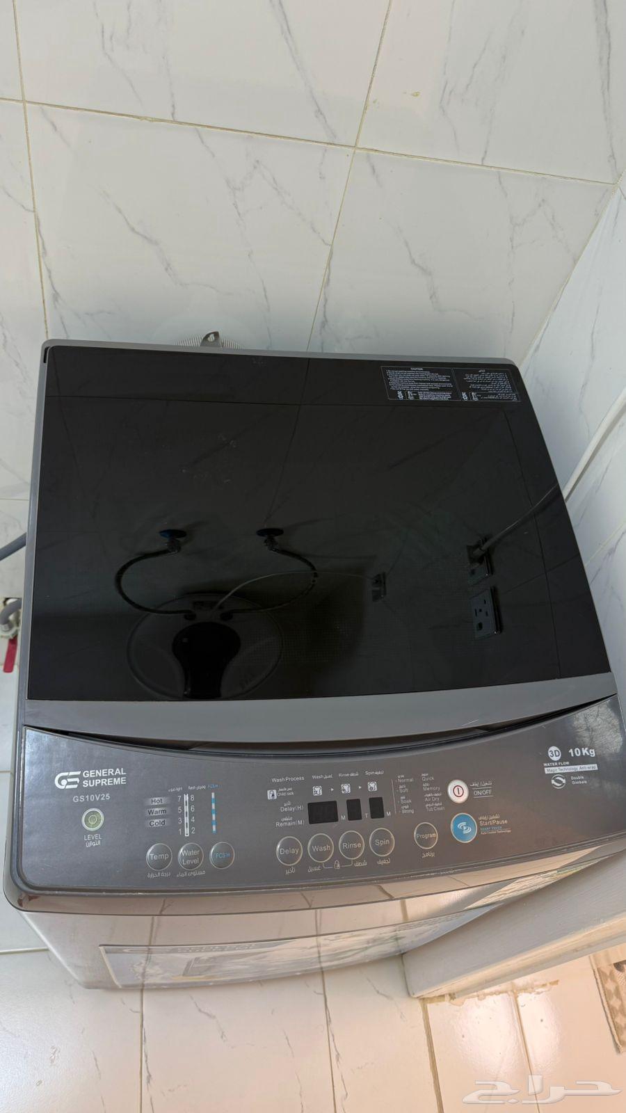 غسالة ملابس أتوماتيك جنرال سبريم 10 كيلو64547707993859112