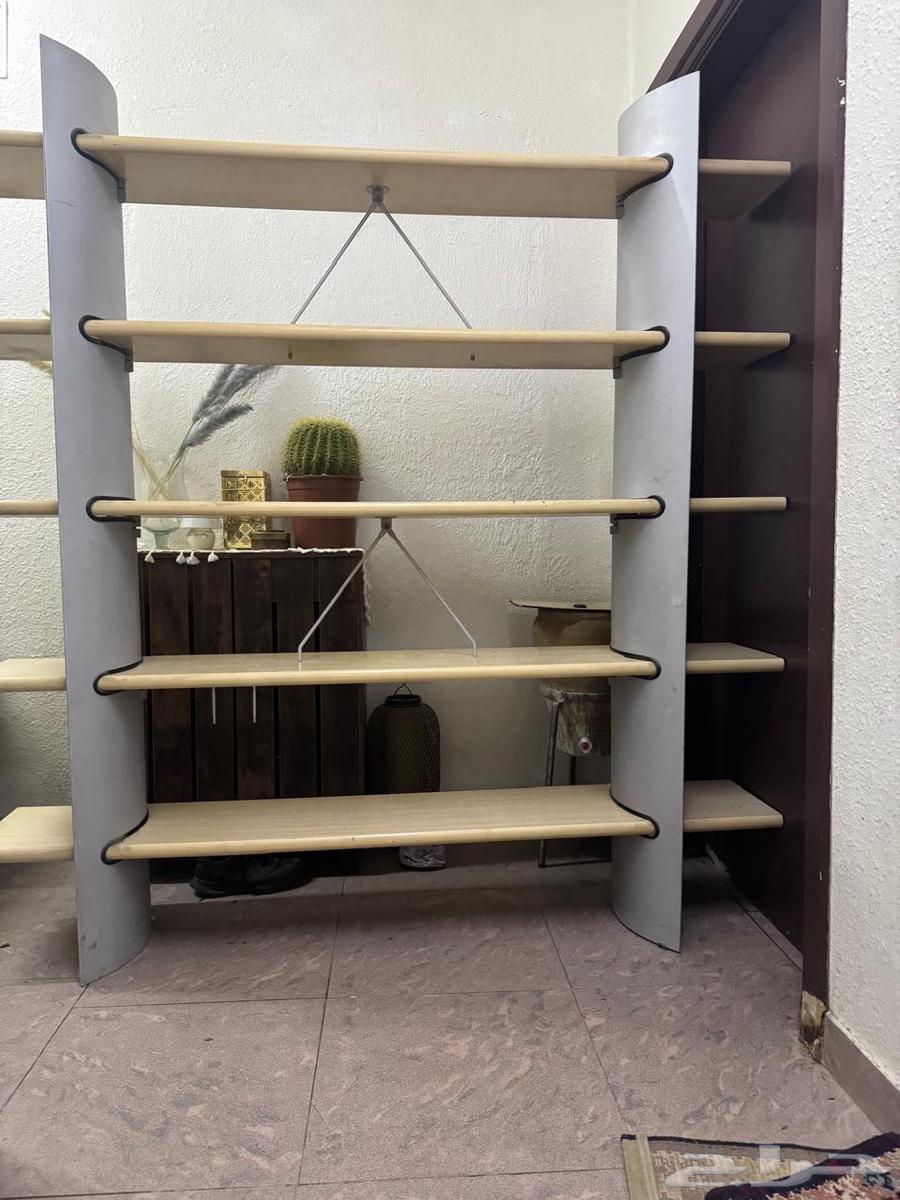 مكتبة خشب و ستيل64550676209794114