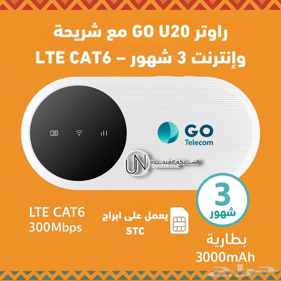 Go U20 Portable Router 3 Months Unlimited Internet Subscription64555630678659110