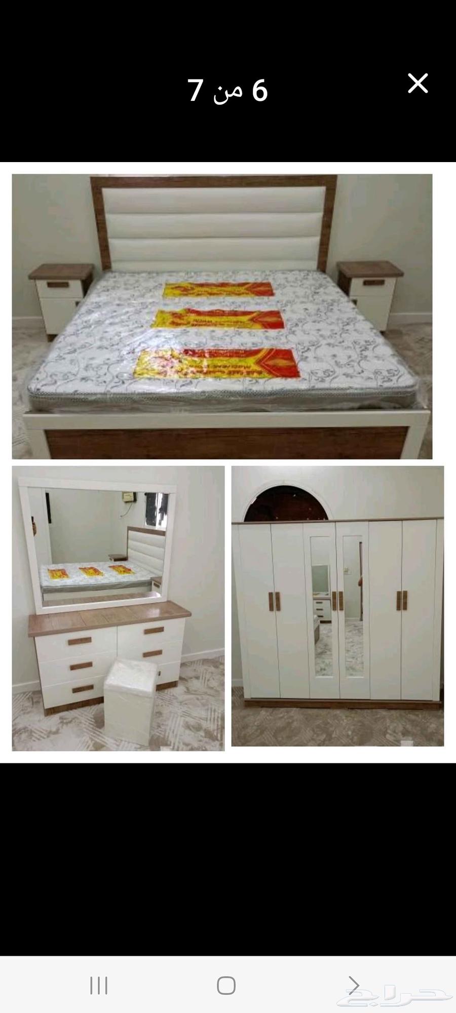 غرف نوم جديده وطني مع التركيب والتوصيل بدون مرتبه64560684241922113