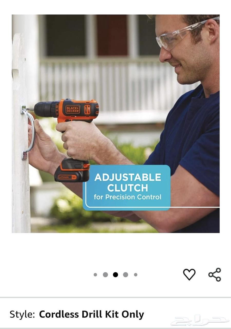 For sale Black & Decker rechargeable drill, light use64559266880001112