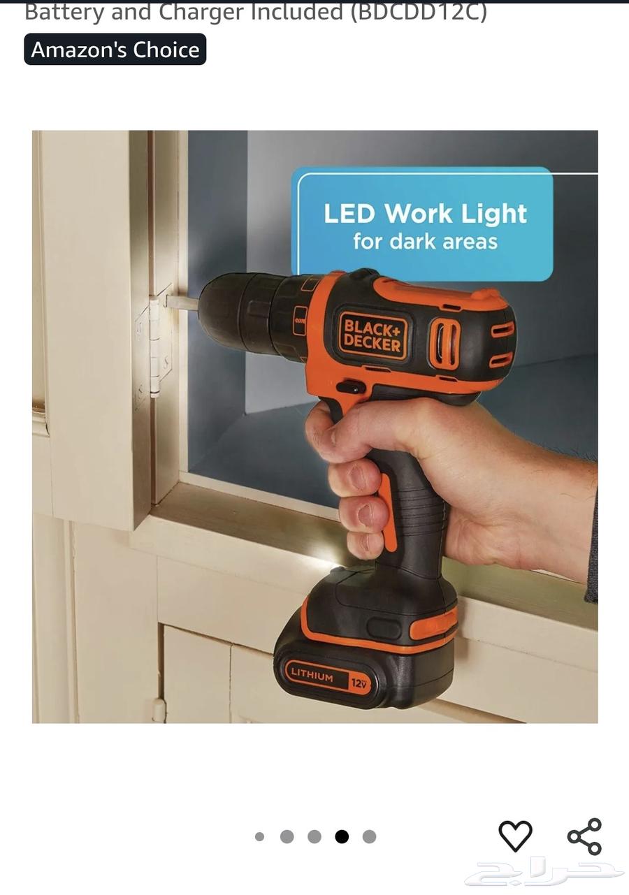 For sale Black & Decker rechargeable drill, light use64559266880001110