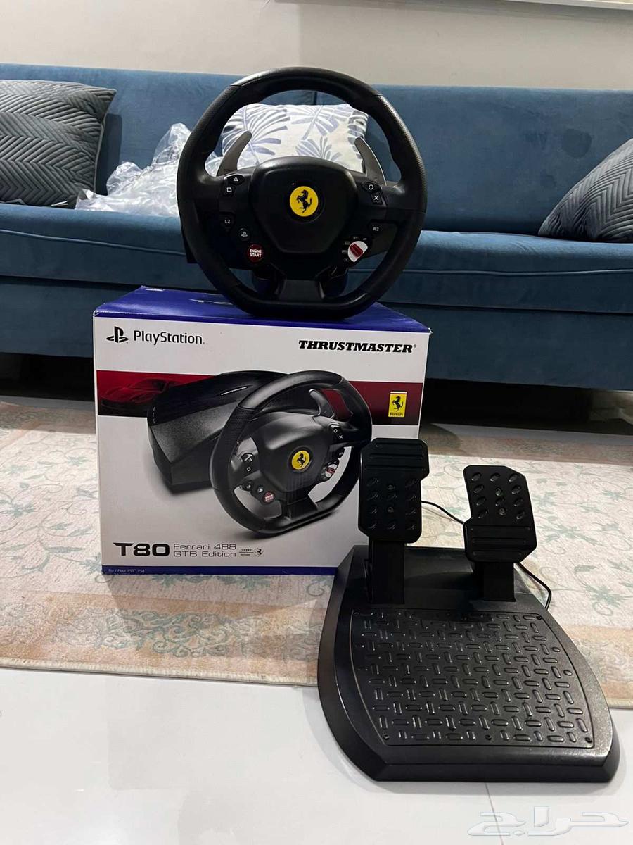 Thrustmaster T80 steering wheel and pedal for Playstation64560642376705111