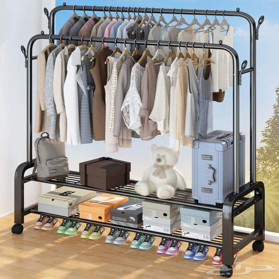 Clothing Hanging Stand, Iron, Height 150 cm, Available Again64558155746177110