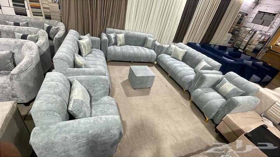 5-Piece Sofa Set 3 Large and 2 Single Chanel Fabric64556959075459112