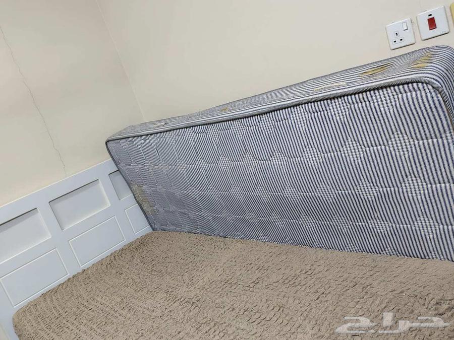 Very clean single bed and two mattresses, unused64560516091137112