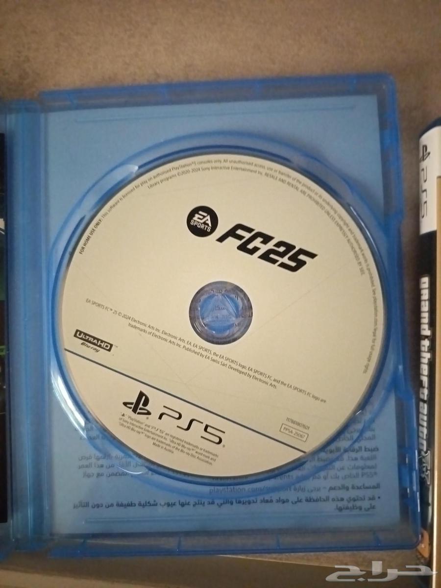 شريط قراند و فيفا 25 نسخه playstation 564555828627075112