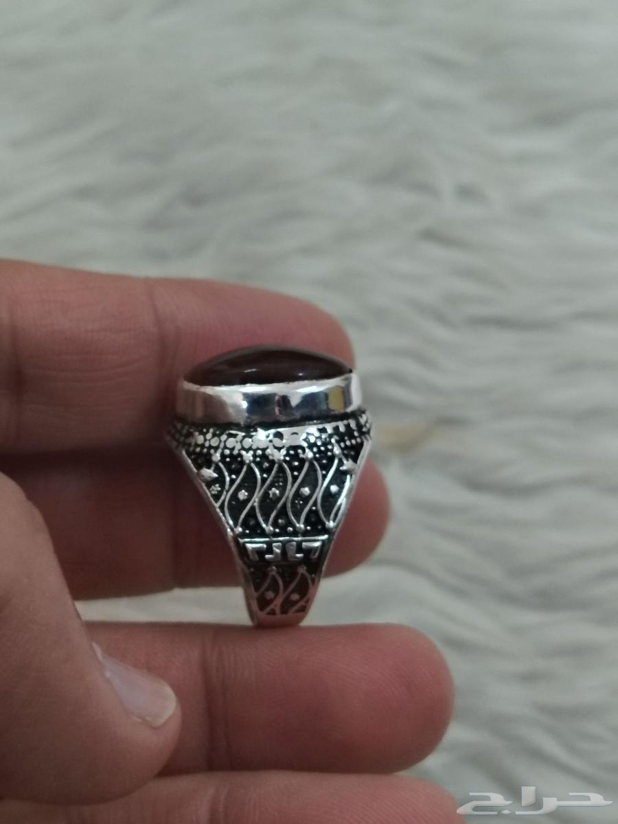 خاتم فضه بحجر العقيق اليماني64559140634242113