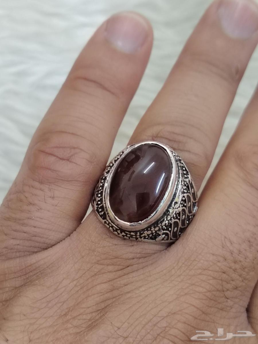 خاتم فضه بحجر العقيق اليماني64559140634242110