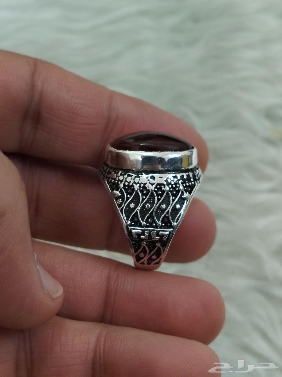 خاتم فضه بحجر العقيق اليماني64559140634242114