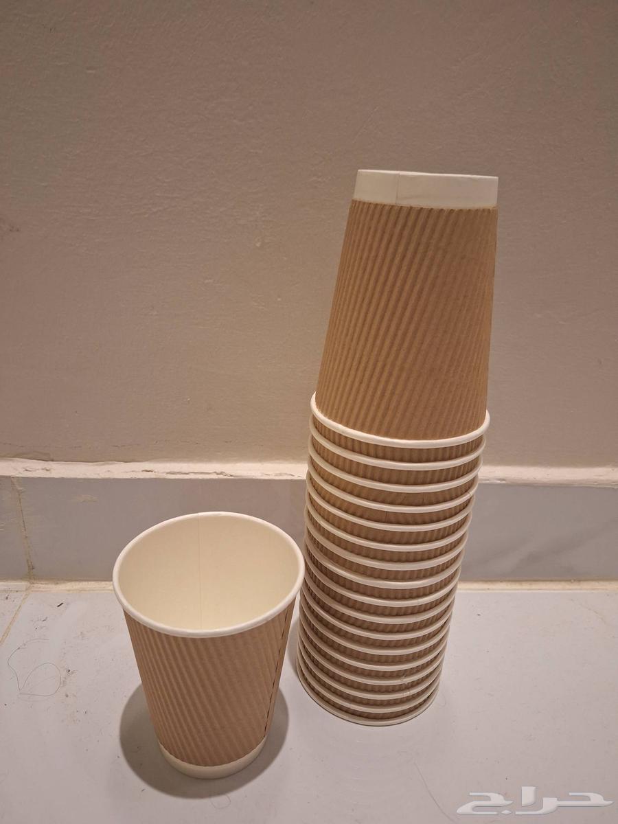 اكواب ورق دبل مقاس 12 او نص للبيع64560276729091112