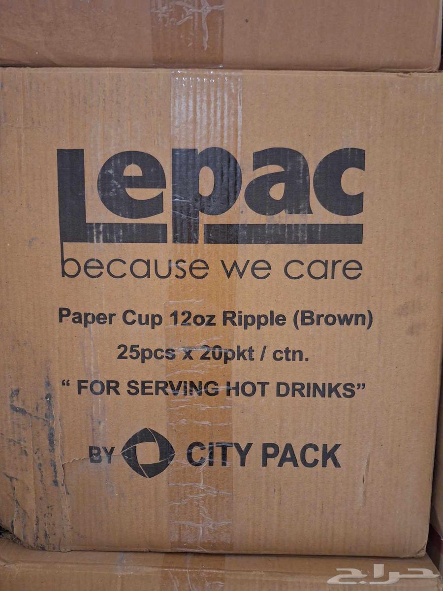 اكواب ورق دبل مقاس 12 او نص للبيع64560276729091110