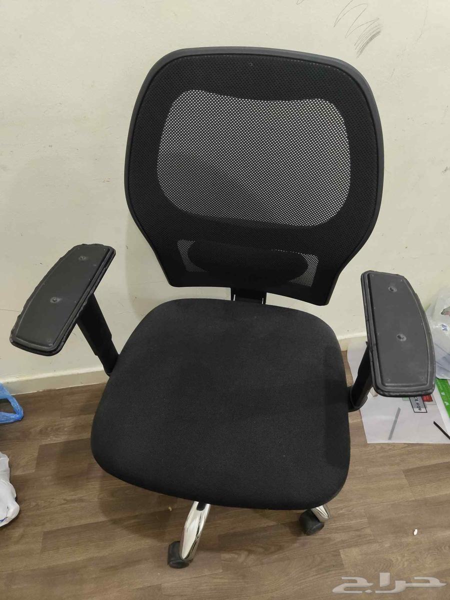 Glass desk, chair, and small cabinet table printer for sale64498354544897112