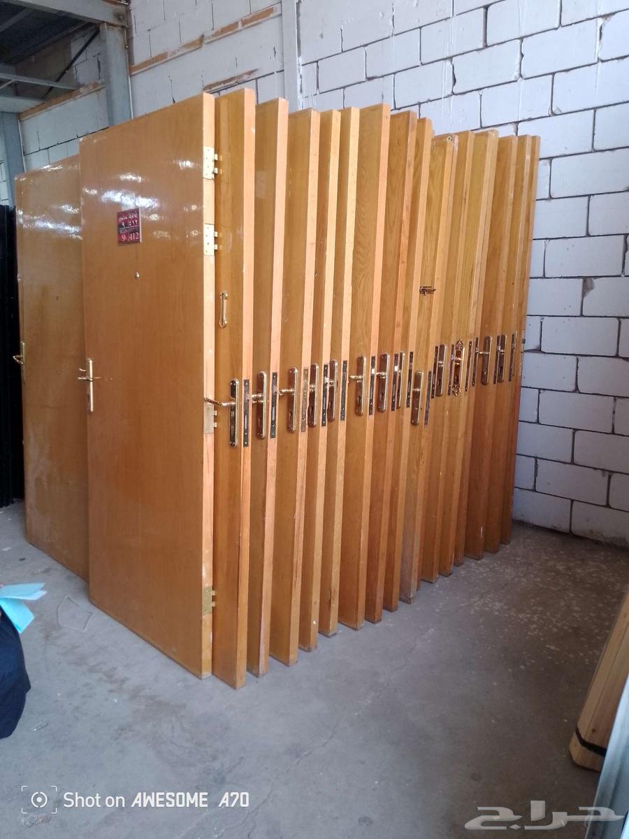 ابواب خشب مستعمل نظيف سنديان مع الحلق64557558845570112