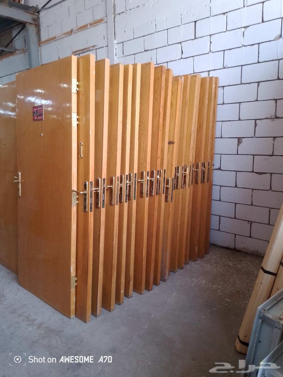 ابواب خشب مستعمل نظيف سنديان مع الحلق64557558845570110