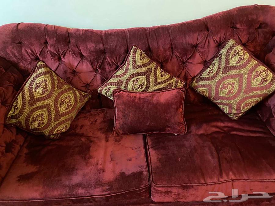 للبيع كنب فاخر مخملي64553851481091110