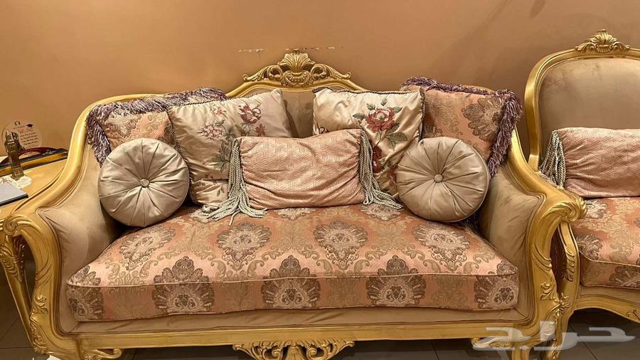 كنب مع الطاولات كلاسيك فخم من معرض الصبان للمفروشات64555054280706114