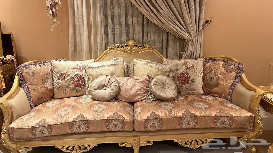 كنب مع الطاولات كلاسيك فخم من معرض الصبان للمفروشات64555054280706113