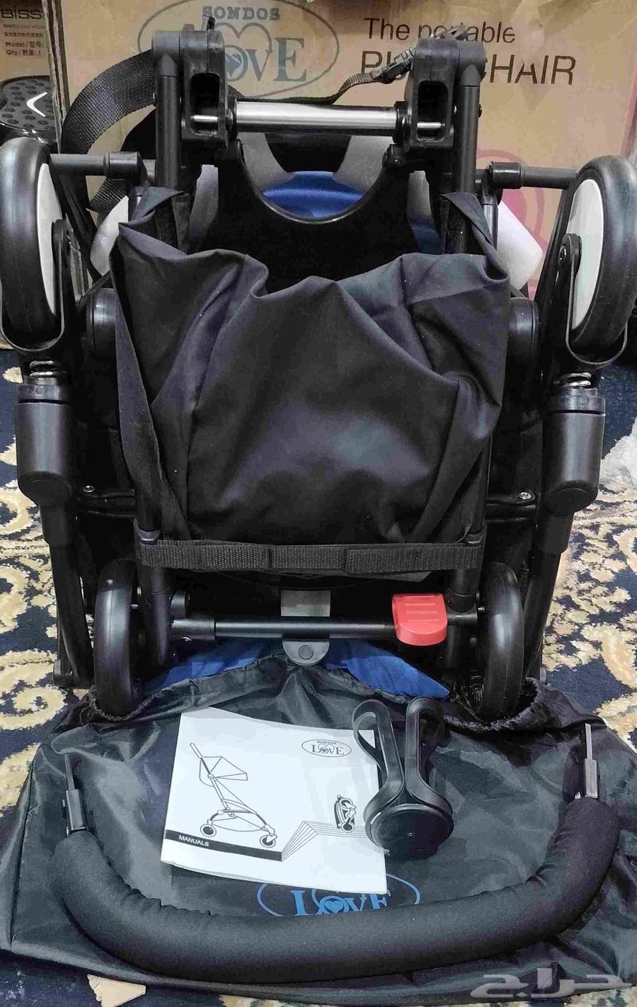 عربية أطفال قابلة للطي من ماما لوف لون الأزرق الداكن جديدة64554871892866114