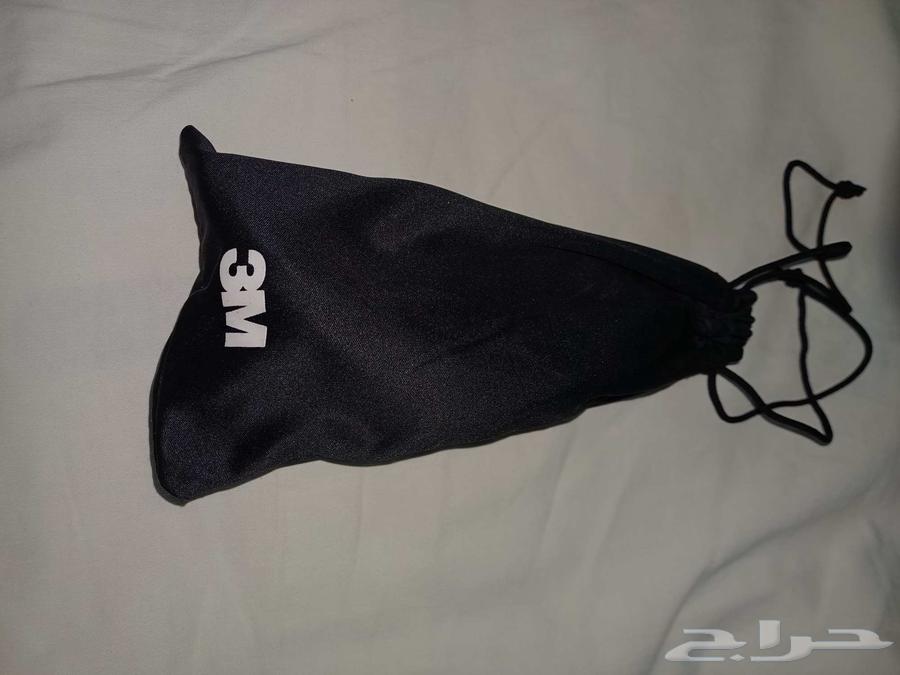 نظارة M3 عدسات أسود بغطاء مضاد للضباب والبخار مع قراب قماش64554328811393113