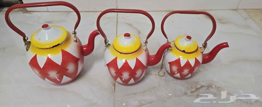 طقم اباريق غرش 3 حبات جديده لم تستخدم على السوم64558919577985110