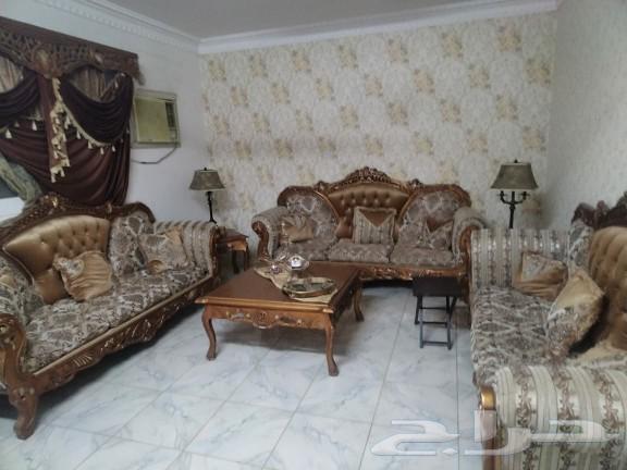 Sofa for sale 3 large and 2 single, tables, lamps, and cabinet64554774449411110