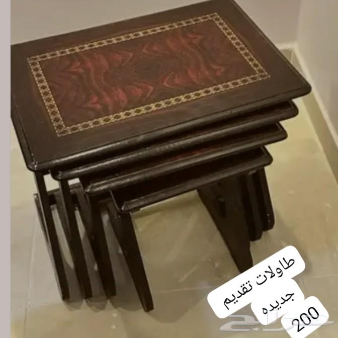 New tables and new unused straws64561221899266110