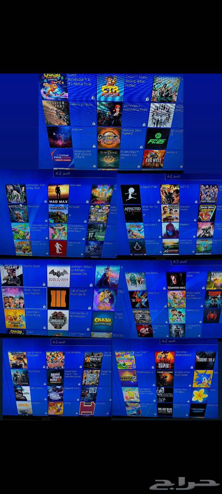 بلايستيشن 4 عليه 150 لعبة مع هدايا اليوم الوطني64557140998274113
