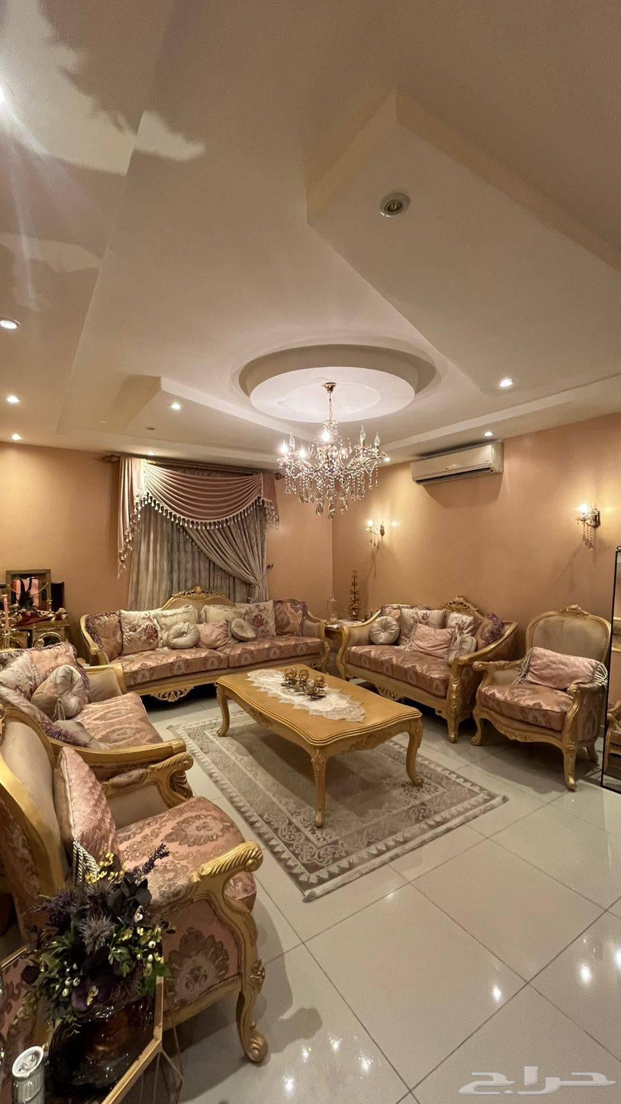 كنب مع الطاولات كلاسيك فخم من معرض الصبان للمفروشات64555054280706111